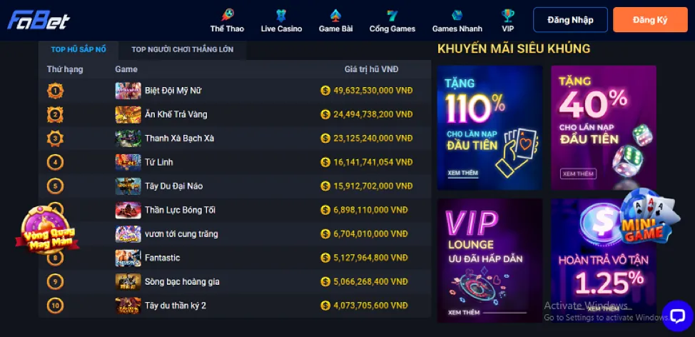 Giao diện ứng dụng SKY88 với các tính năng nổi bật